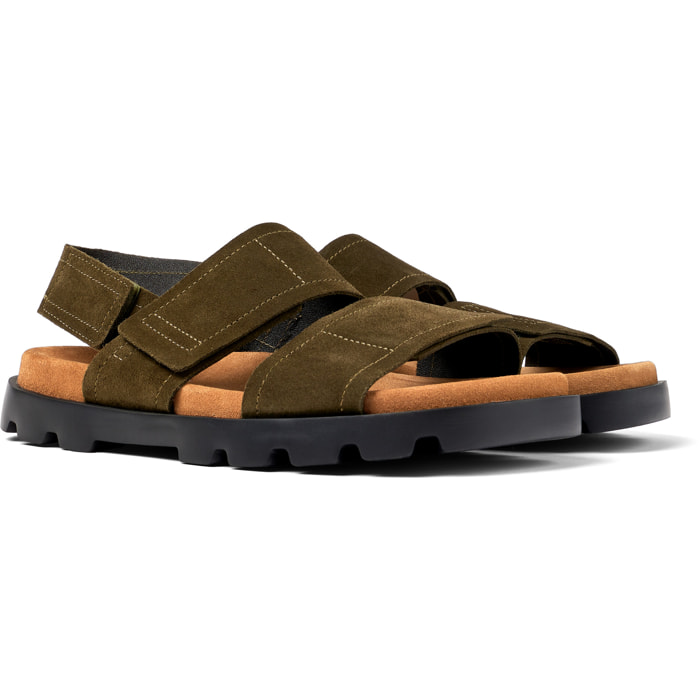 Sandalias - CAMPER Brutus - Verde - Piel de ante