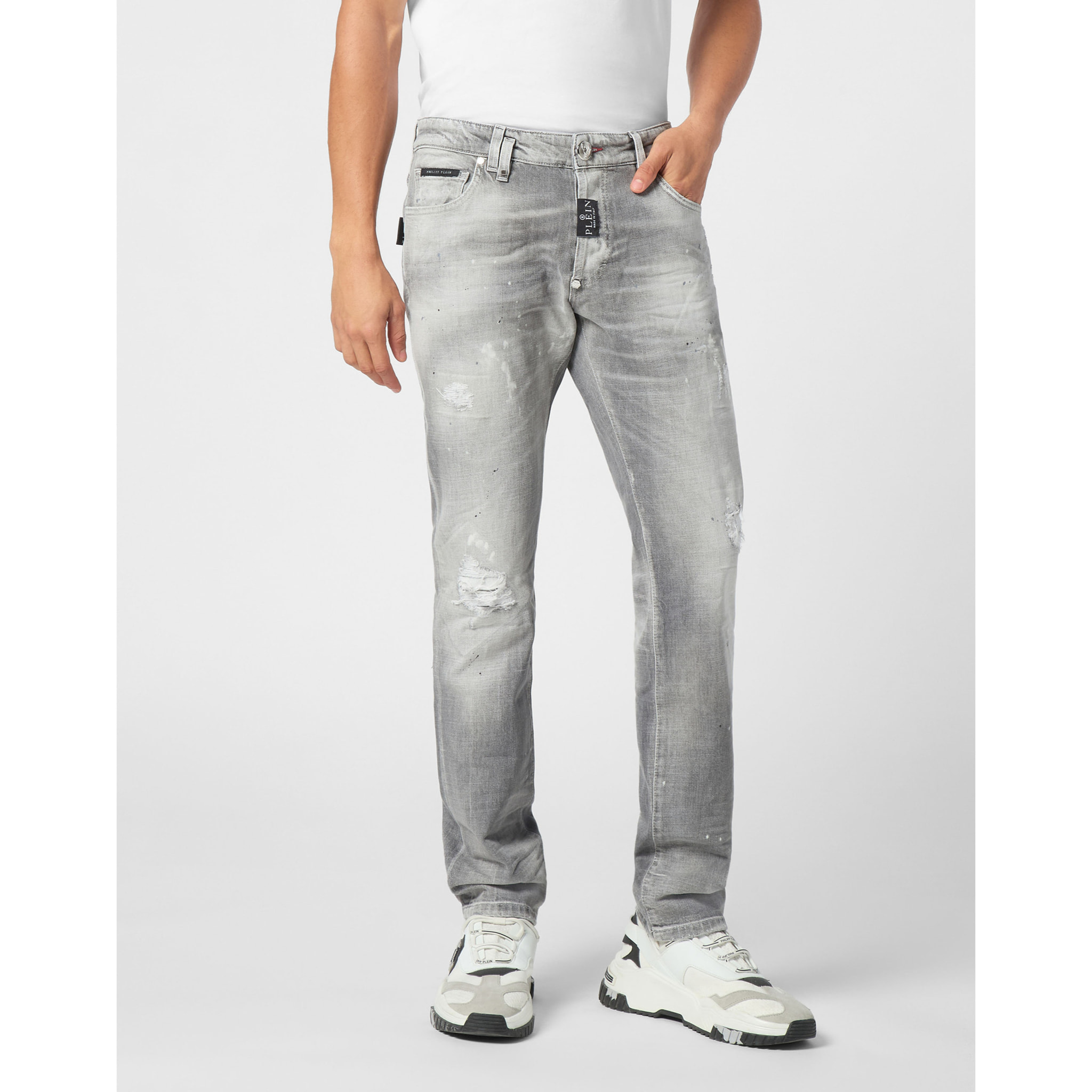 PHILIPP PLEIN Jeans dal taglio dritto
