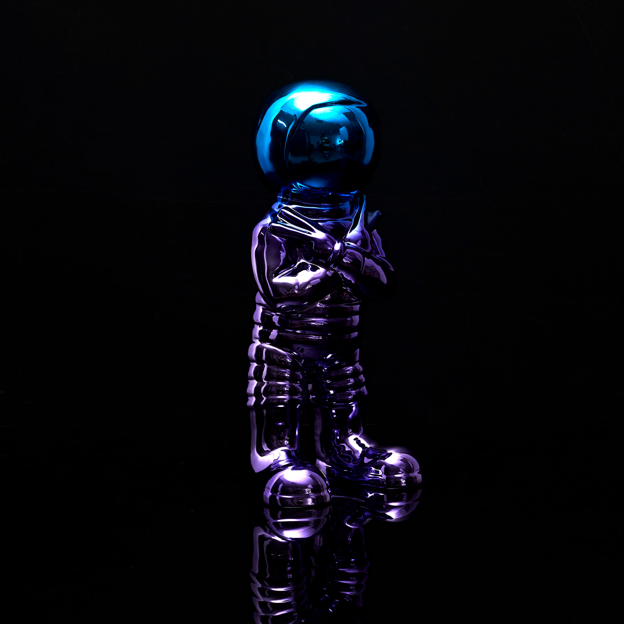 Astronaute Electroplate H33cm