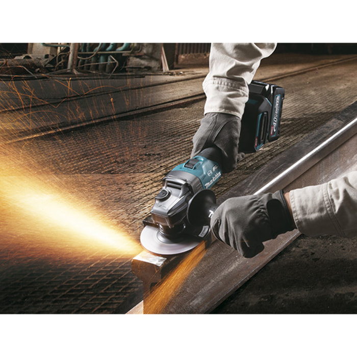 Amoladora Ø 125 mm 40 V max Li-Ion 4 Ah MAKITA - GA005GM201
