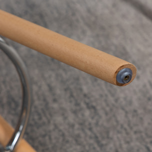 HOMCOM Juego de 2 Taburetes de Bar Tapizado en PU Taburetes Altos de Cocina con Asiento 70 cm de Altura y Giratorio de 360° Patas de Madera para Cocina Comedor 40x42x91 cm Blanco