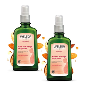WELEDA - Duo Huile de Massage Vergetures - 2x100 ml