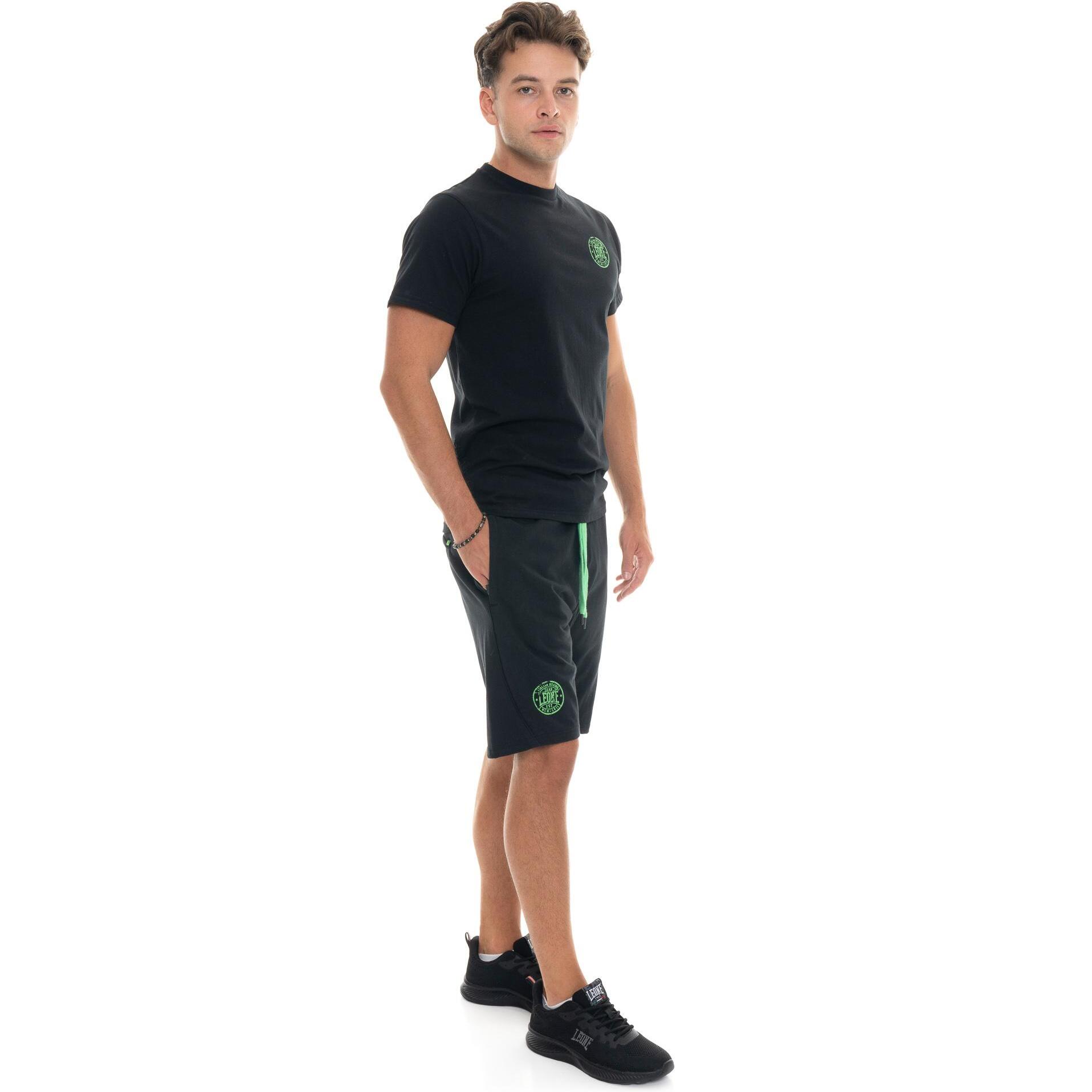 Completo uomo t-shirt + bermuda Fluo