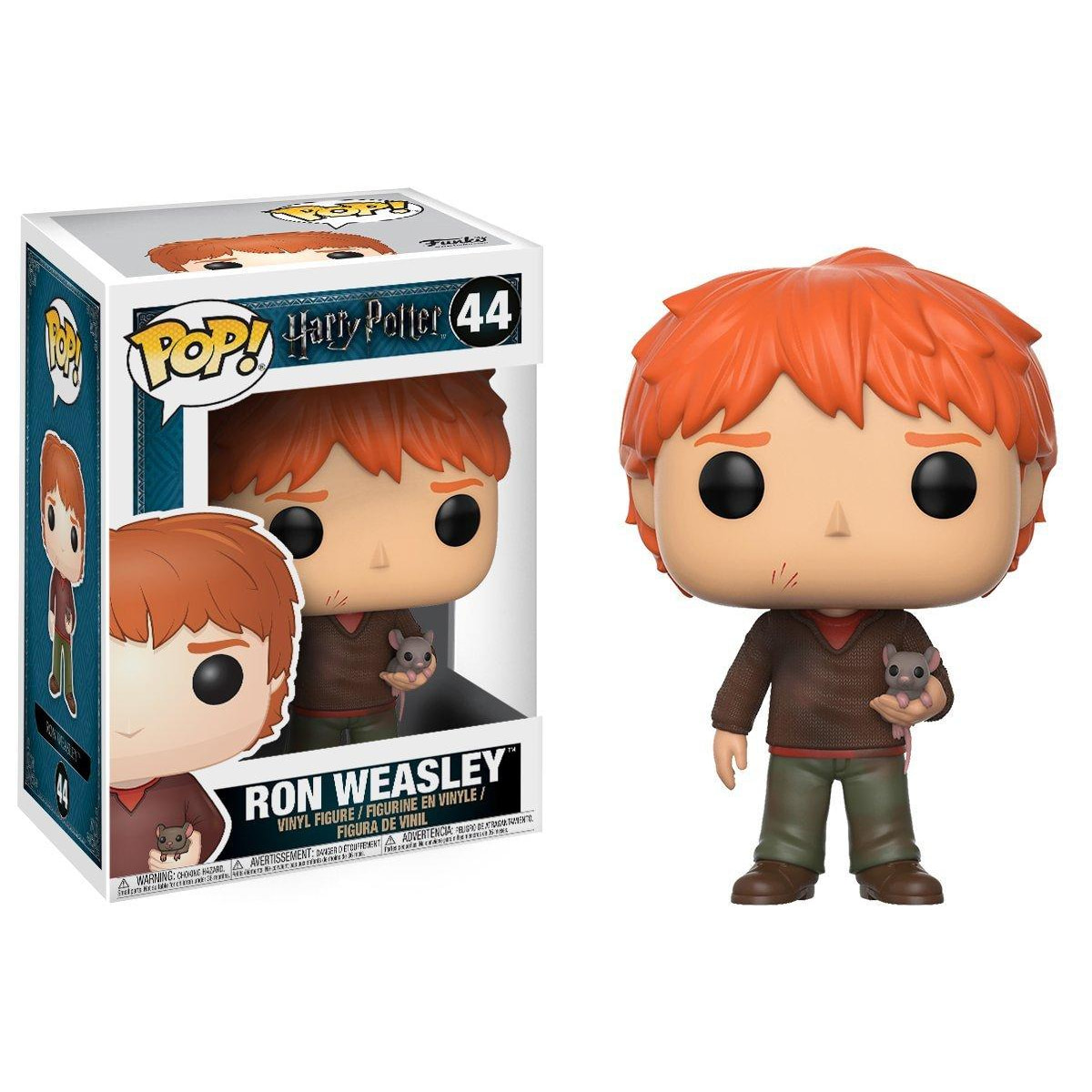 Harry Potter Funko POP Film Vinile Figura Ron Wesley con Crosta 9 cm