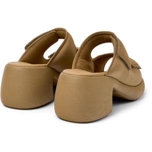 Sandalias - CAMPER Thelma - Marron - Textil técnico (poliéster reciclado)