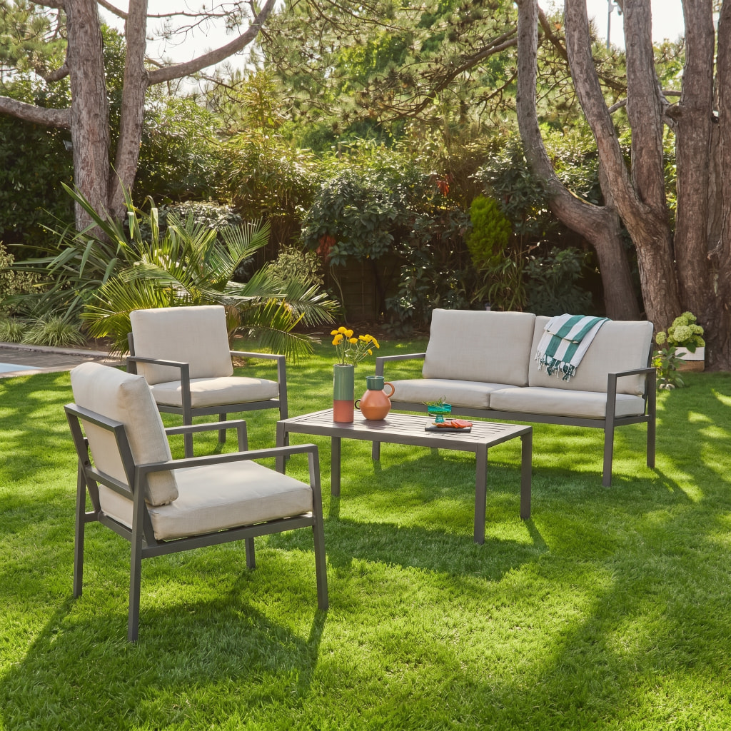 Salon de jardin aluminium 4 places ONARA
