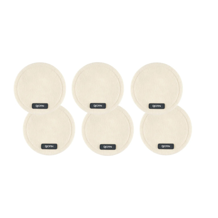 Sous-verre rond - 6 pièces - Feutre recyclé beige