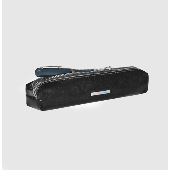 Piquadro Astuccio portapenne in pelle