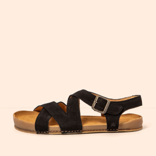 Sandalias N6005 NOBUCK BLACK / HORIZON color Black