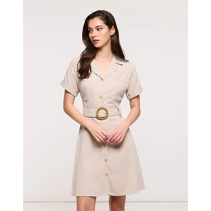 Vestido Corto Beige - Ilice II