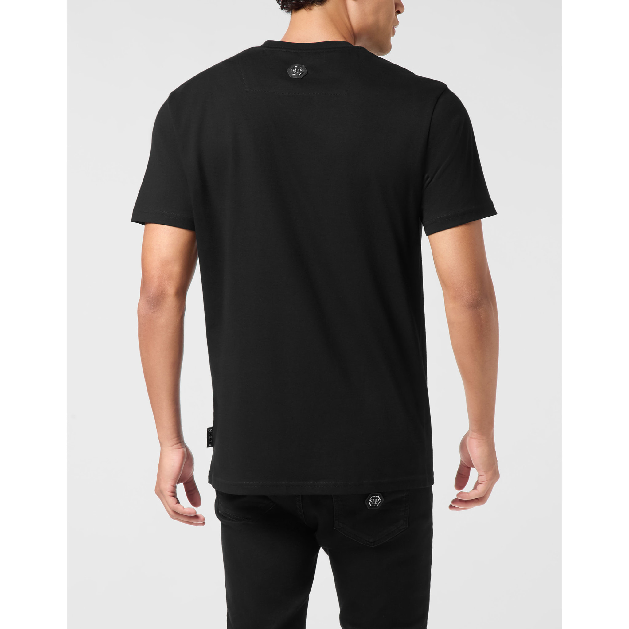 PHILIPP PLEIN Camiseta de cuello redondo y manga corta EAGLE