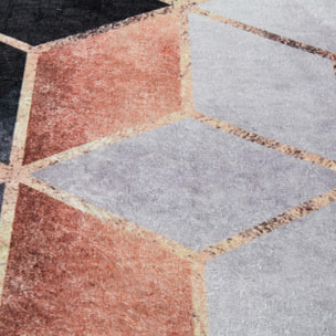 Tapis salon RUCHE facile d'entretien