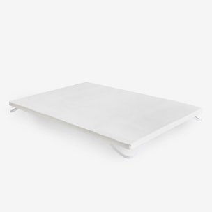 Topper Viscoelástico de 5cm de grosor | Aloe Vera Dermoprotector | Transpirable | Funda Lavable