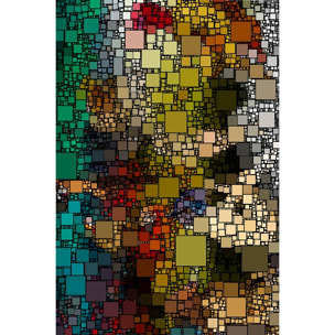 Tableau vitraux sagrada familia Tableau alu Dibond