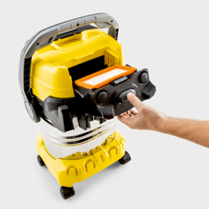 Aspirateur eau et poussière Karcher WD 6 P S V-30/8/35/T - Puissance 1300W- Capacité 30L- Cuve inox- Flexible 8m