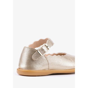 Baby Mary Janes Platinum Waves