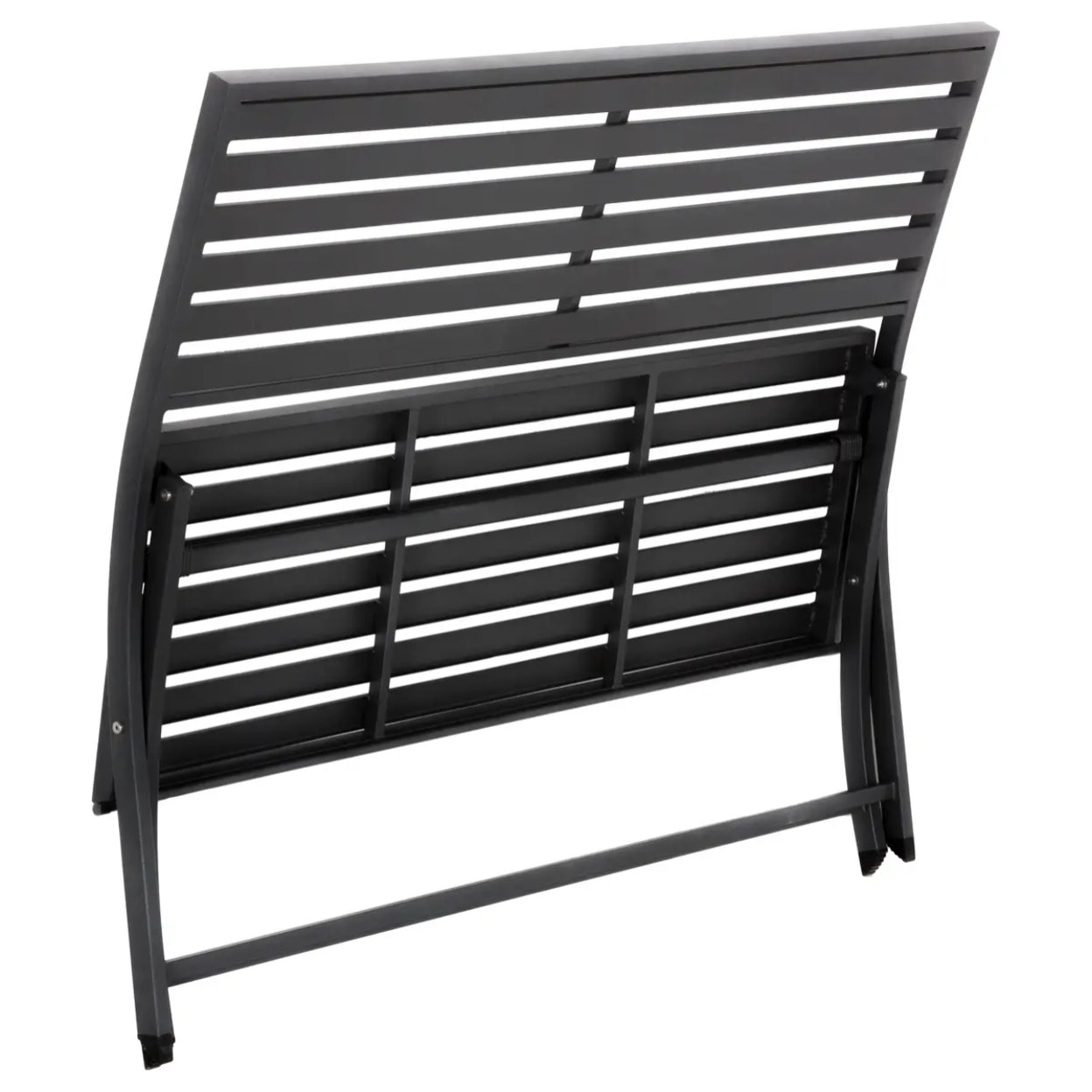 Banc de jardin pliant Olbia Graphite