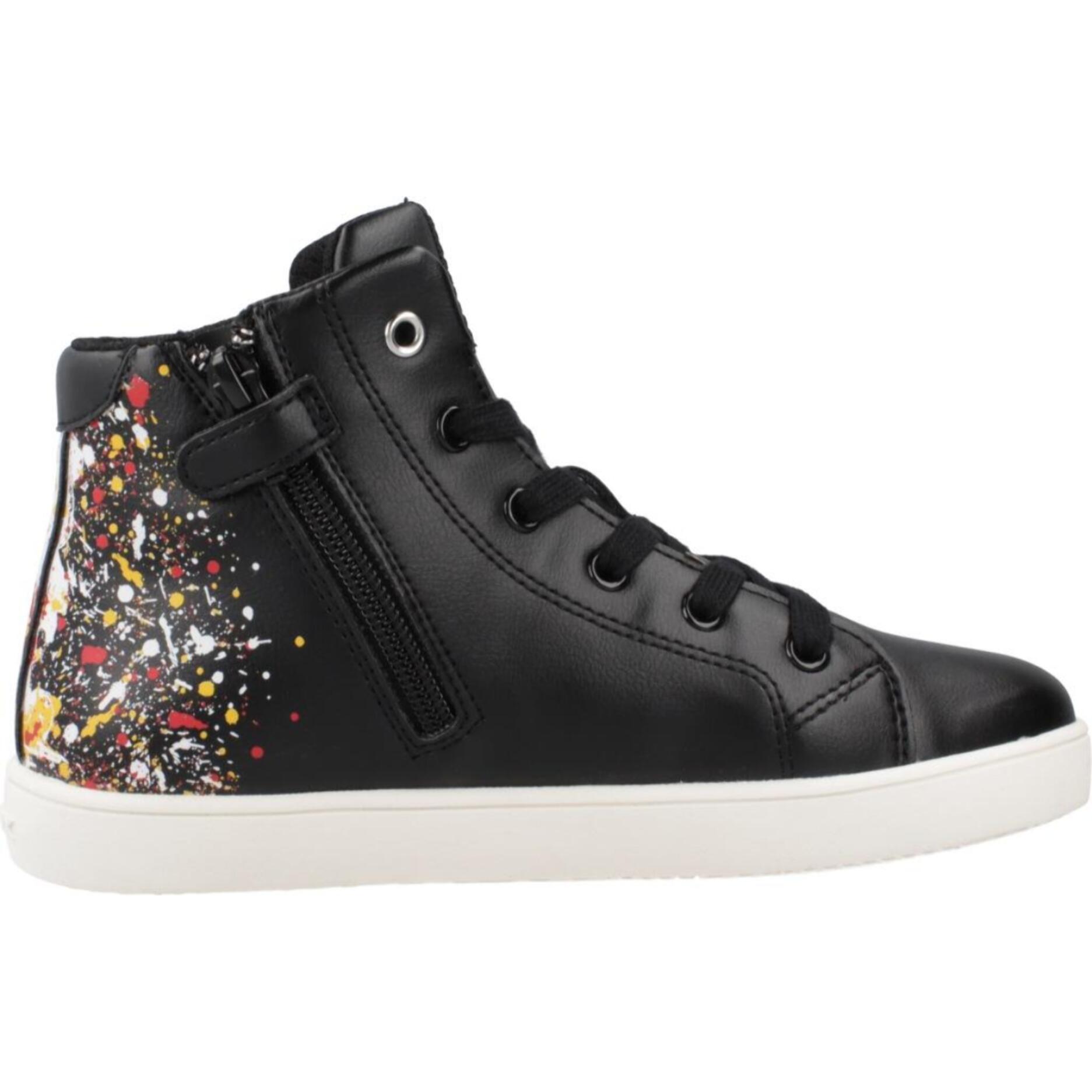 Zapatillas Niña de la marca GEOX  modelo J KATHE GIRL NEGRO