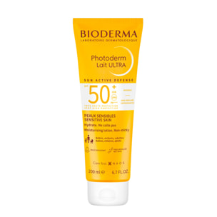 Photoderm - Lait Hydratant Ultra - Peaux Sensibles - SPF50+ 200 ml
