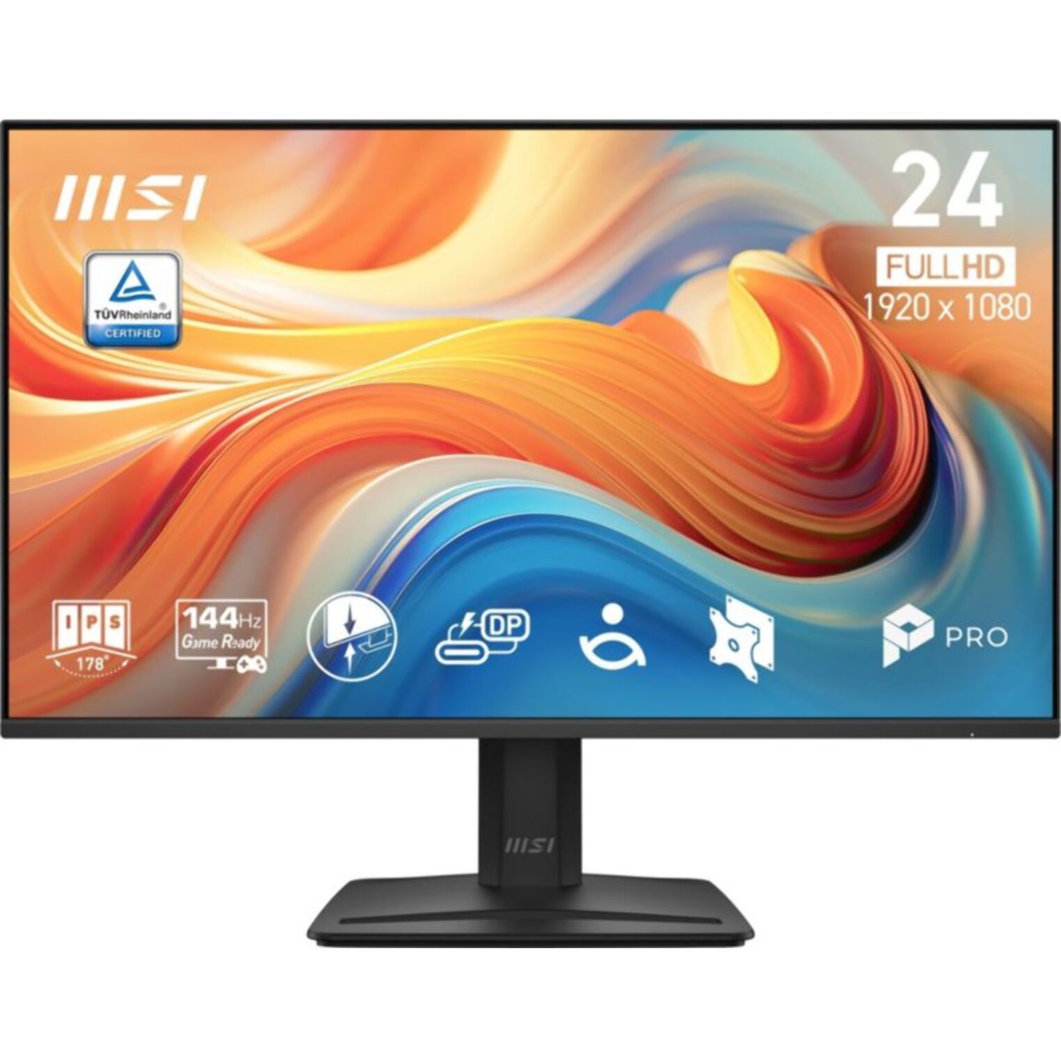 Ecran PC MSI Pro MP242 24" IPS Full HD 144 Hz HDR USB-C 15W
