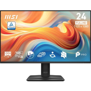 Ecran PC MSI Pro MP242 24" IPS Full HD 144 Hz HDR USB-C 15W