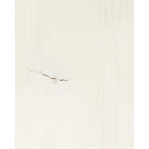 Pack 2 mesitas de noche o auxiliares de madera maciza en tono blanco 60x20cm Alto: 60 Largo: 20 Ancho: 20