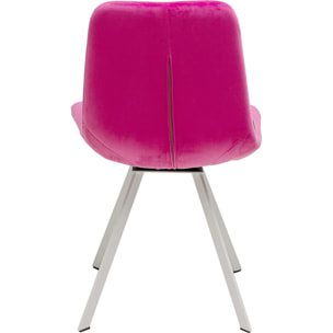 Chaise pivotante Baron rose Kare Design