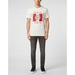 PHILIPP PLEIN Camiseta de cuello redondo y manga corta