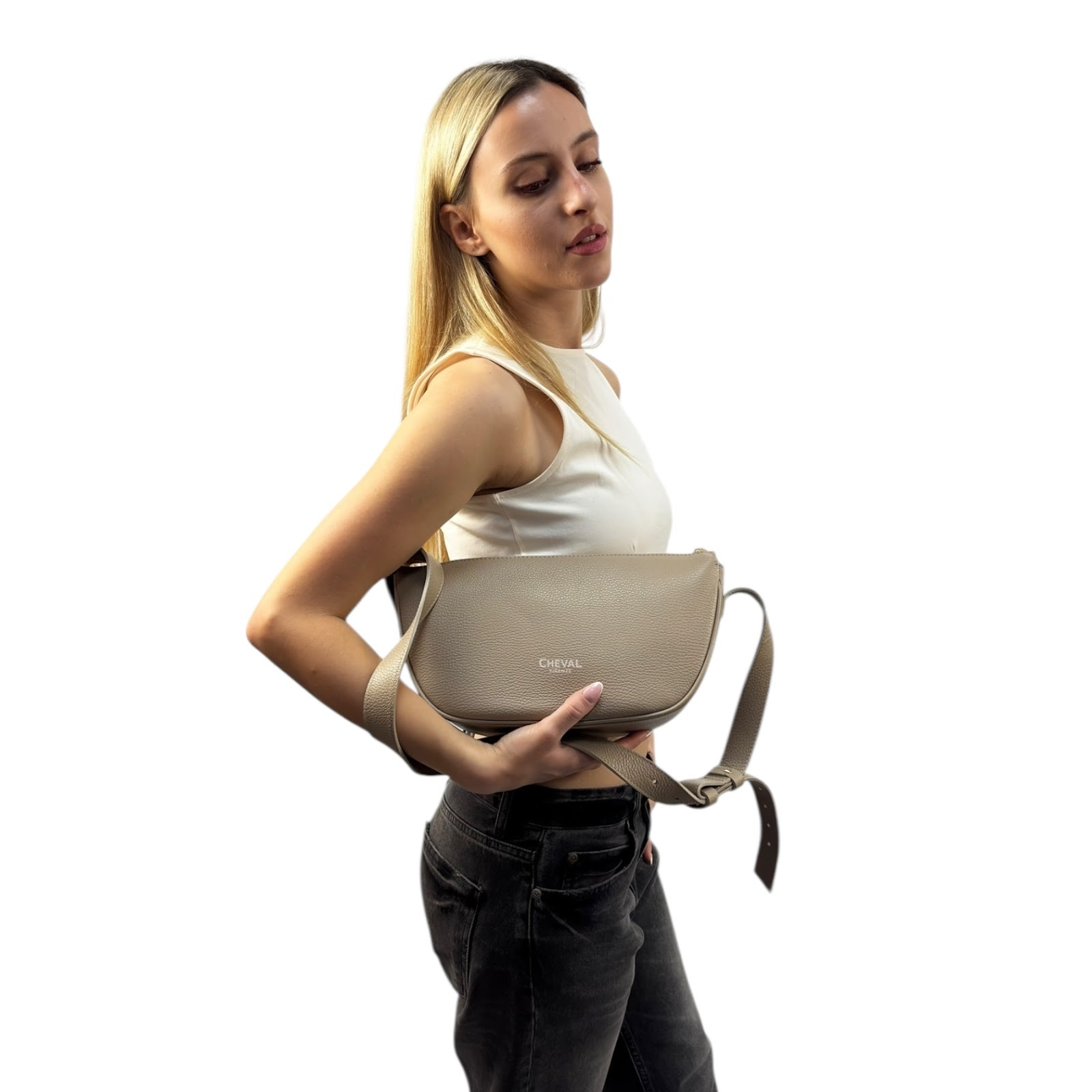 Bolso Cruzado Cheval Firenze Tania Gris Pardo