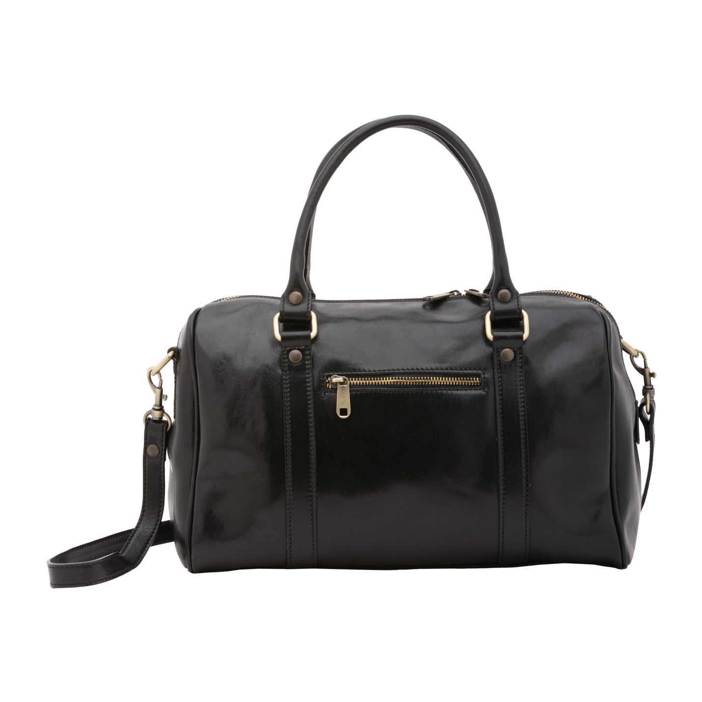 Borsa a bauletto  da donna In Vera pelle Made in Italy 37x22x16 cm