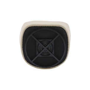 Fauteuil pivotant 360 bouclette texturée SPINO