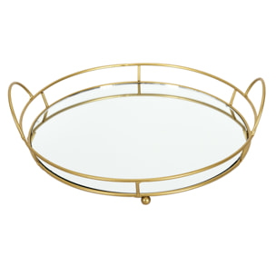 Plateau De Presentation Miroir 34cm