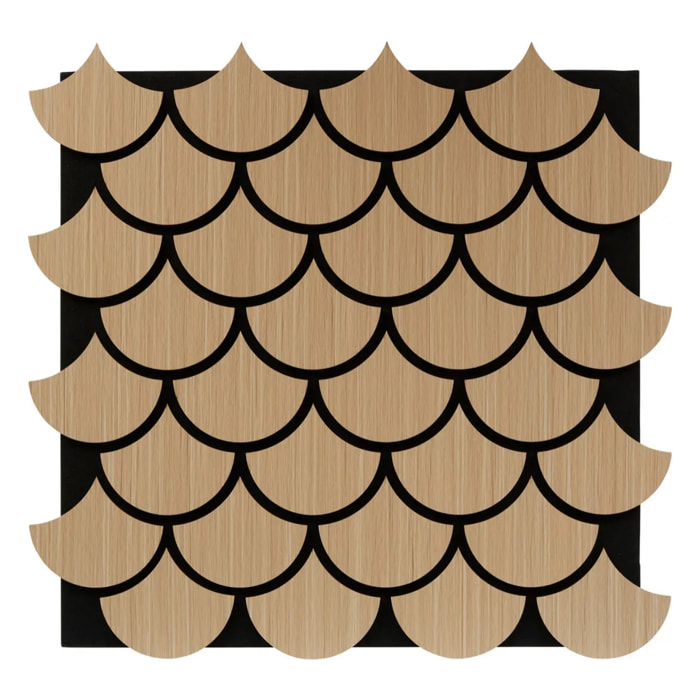 Panneau décoratif mural Clint beige 64x66cm