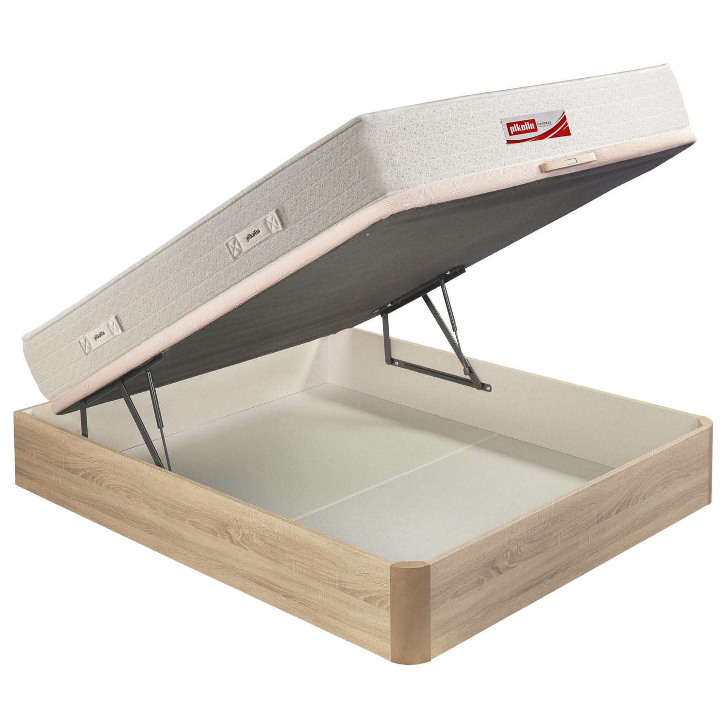 Colchón Muelles y Visco + Canapé Abatible + Almohada de fibra | ENVIO, MONTAJE Y RETIRADA INCLUIDO | Normablock®