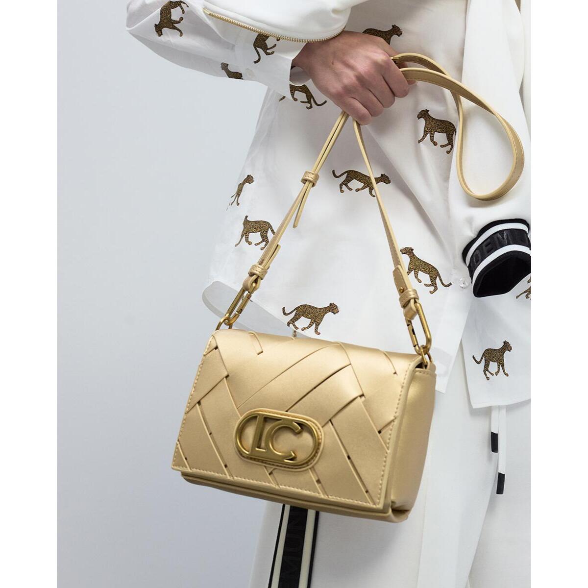 Borsa a tracolla intrecciata
