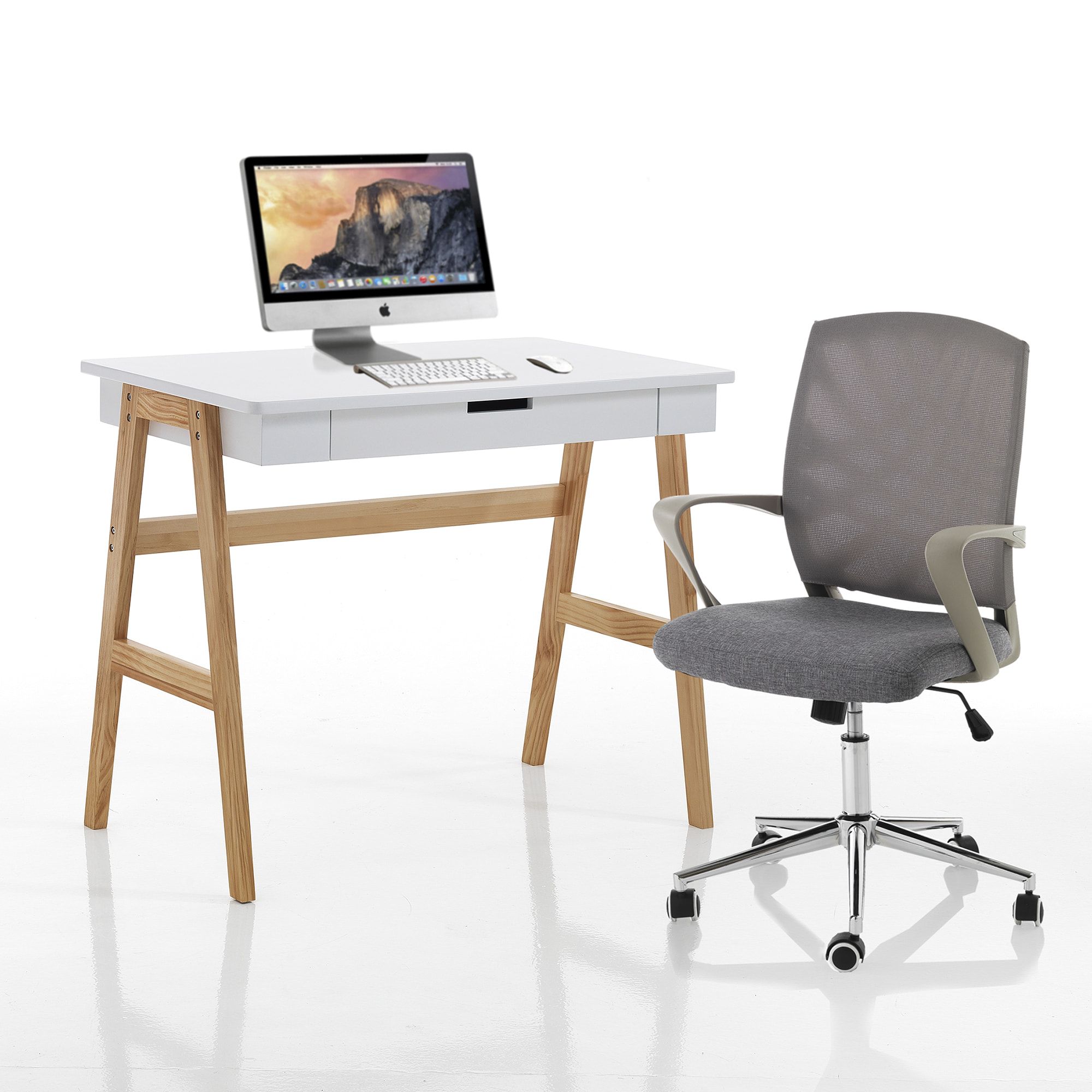 Oresteluchetta Scrivania / computer desk ALVES bianco