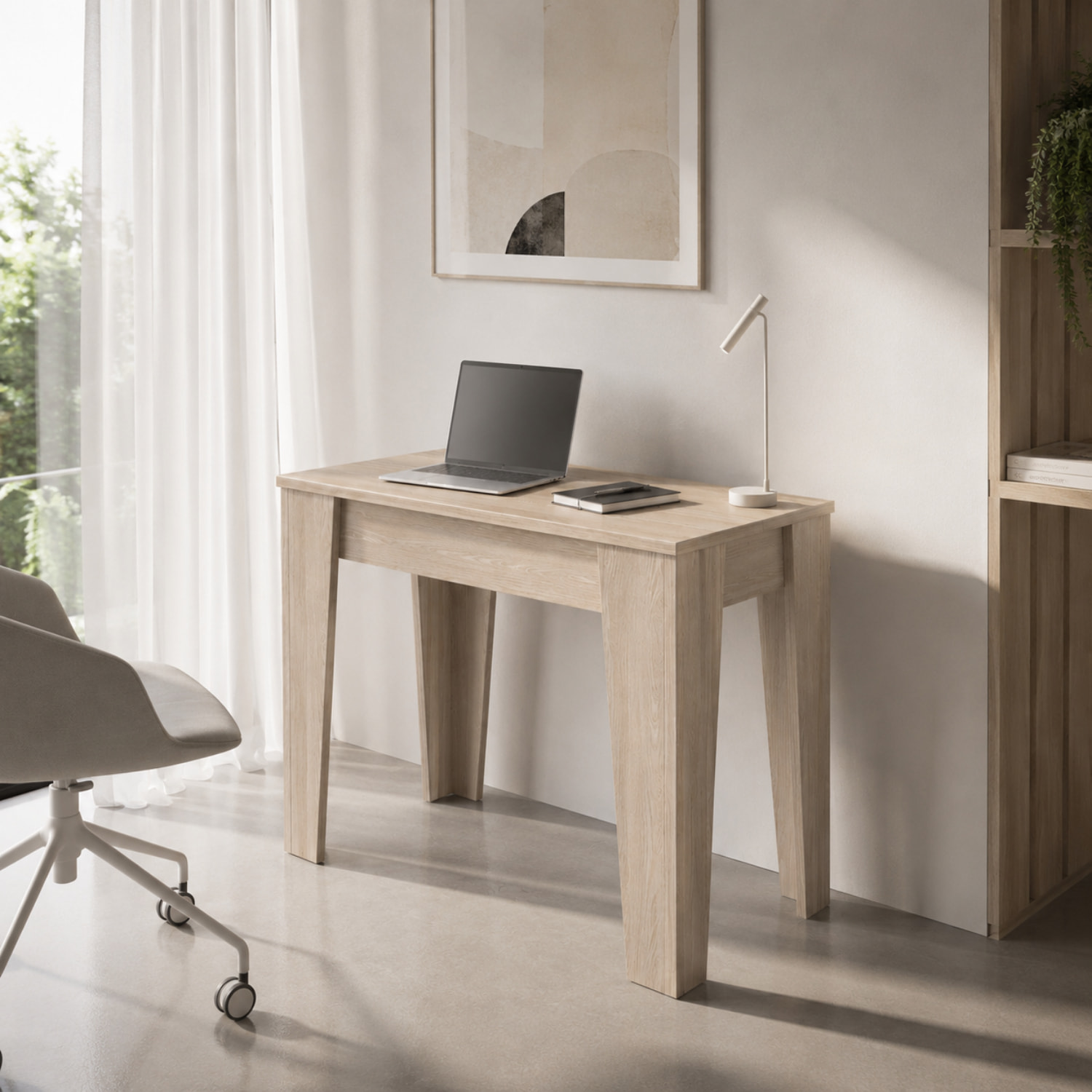 Consolle Allungabile Moderna Tavolo Estensibile Da 54 A 306 cm 6 Allunghe 14 posti Salvaspazio Design Soggiorno Salotto Cucina Ingresso Rovere