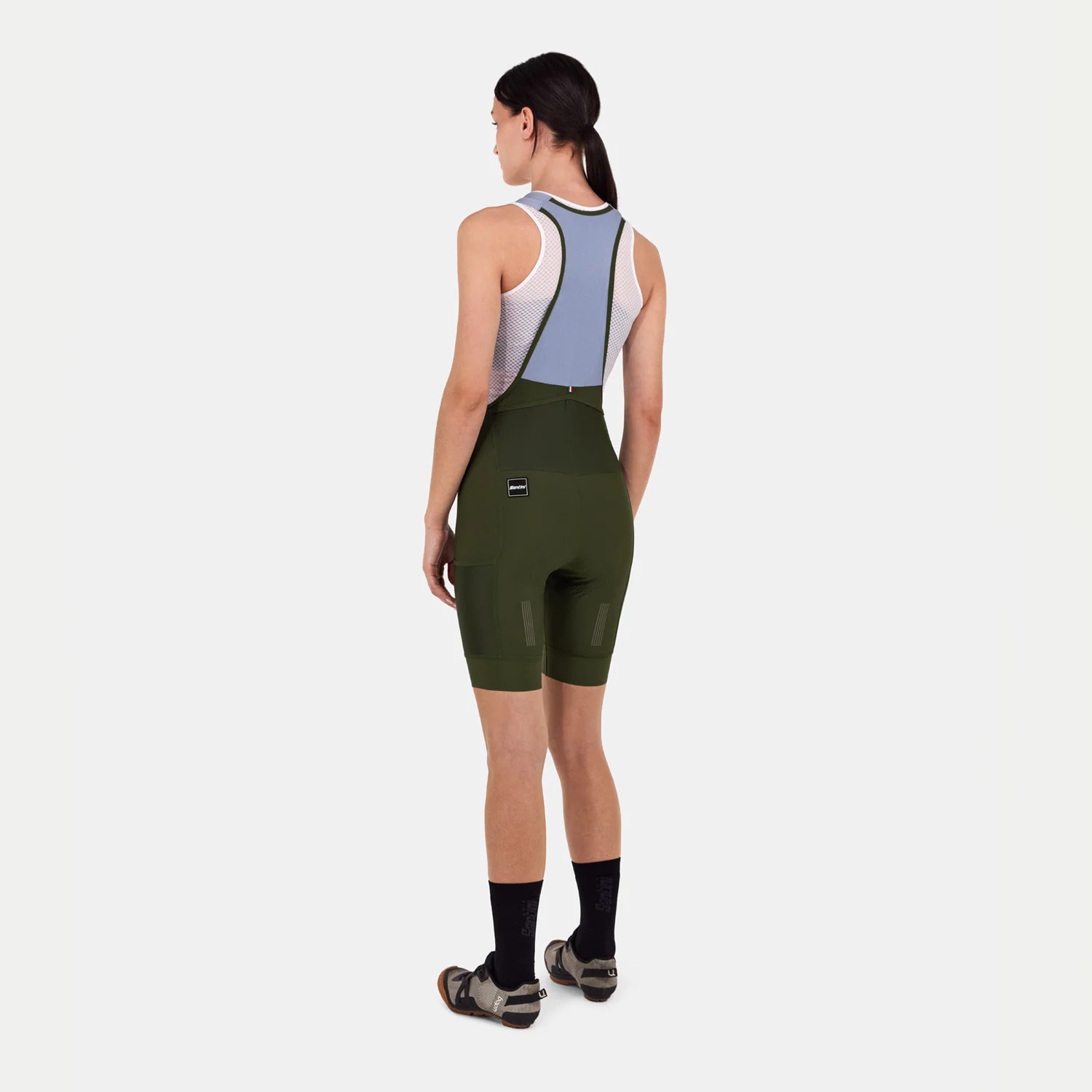 Cargo Women's Bib Shorts - Vert Militaire - Verde Militare