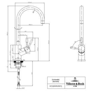 Robinet cuisine VILLEROY ET BOCH Umbrella