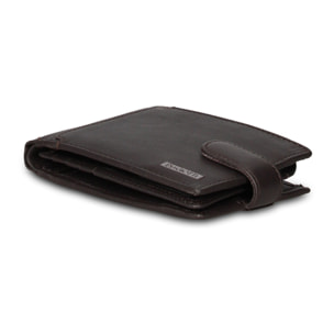 Portafoglio uomo in vera pelle - Modello Erebus Pro - Casual - 12.5 x 10.0 x 2.5 cm