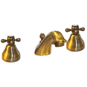 Mélangeur lavabo 3 trous PAINI Tiffany Vieux Bronze