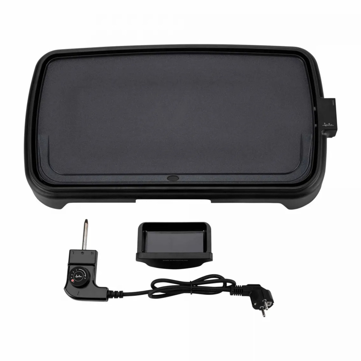 Plancha de cocina eléctrica JATA JEGR1241 de 50 x 25 cm (XL) Antiadherente. 2200 W