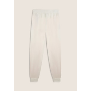 Pantaloni sportivi in felpa di viscosa con fondo a polsino