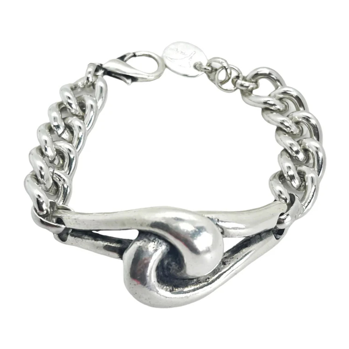 Pulsera "Dipaut" en plata chapado cadena ligera