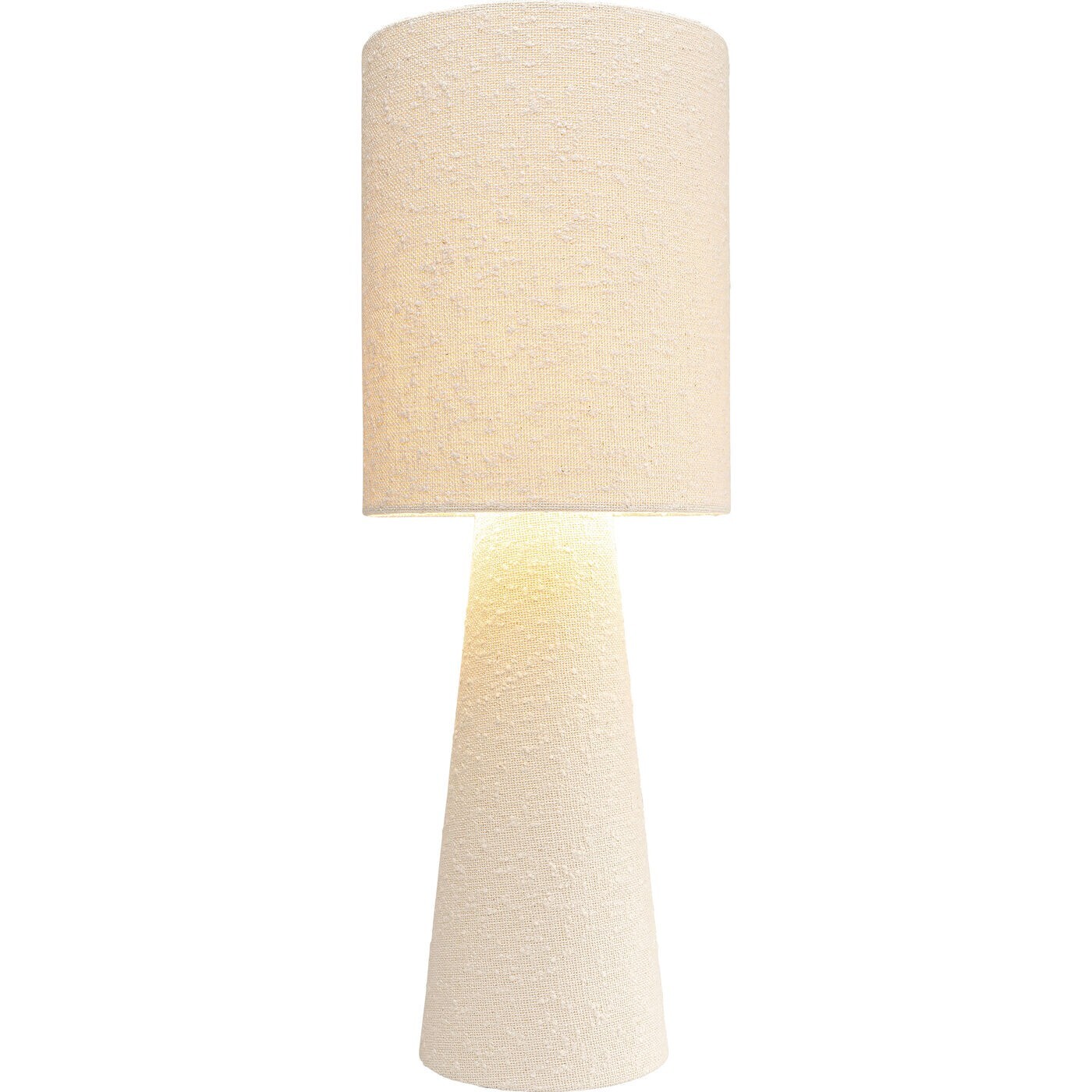 Lampe Marleen Boucle beige 60cm Kare Design