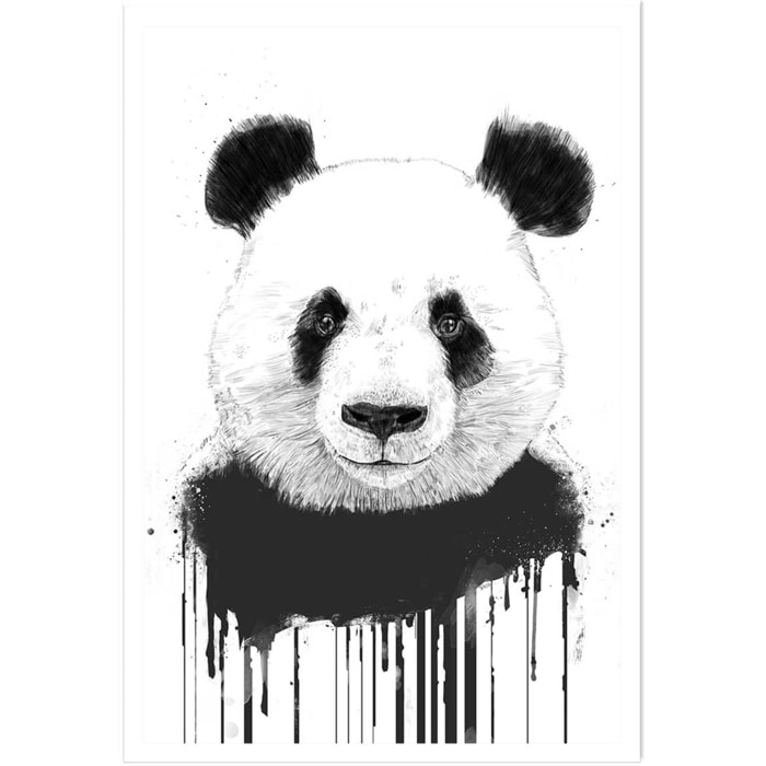 Affiche enfant panda flux  Affiche seule