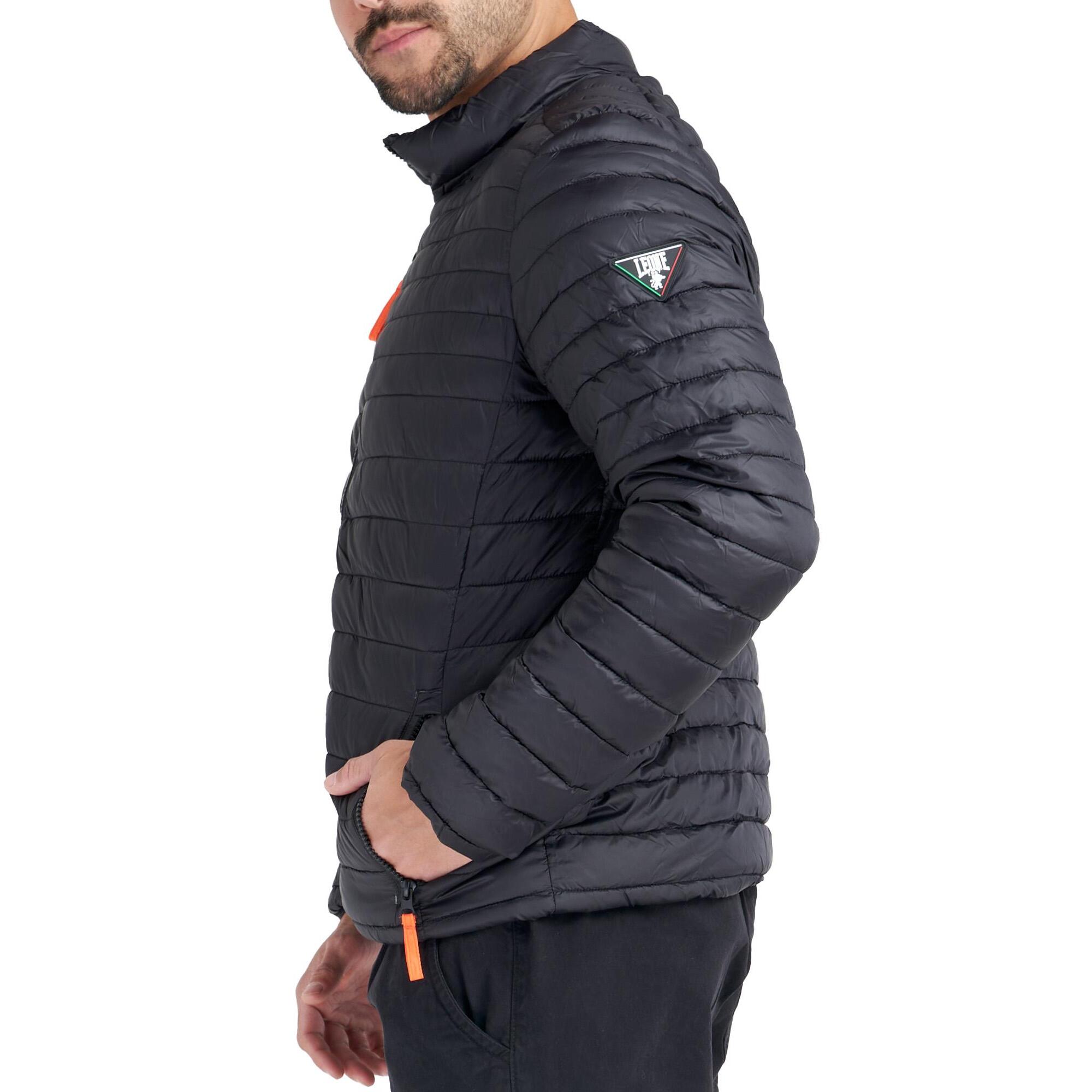 Plumífero de invierno para hombre 'Basic' con cremallera y cuello alto