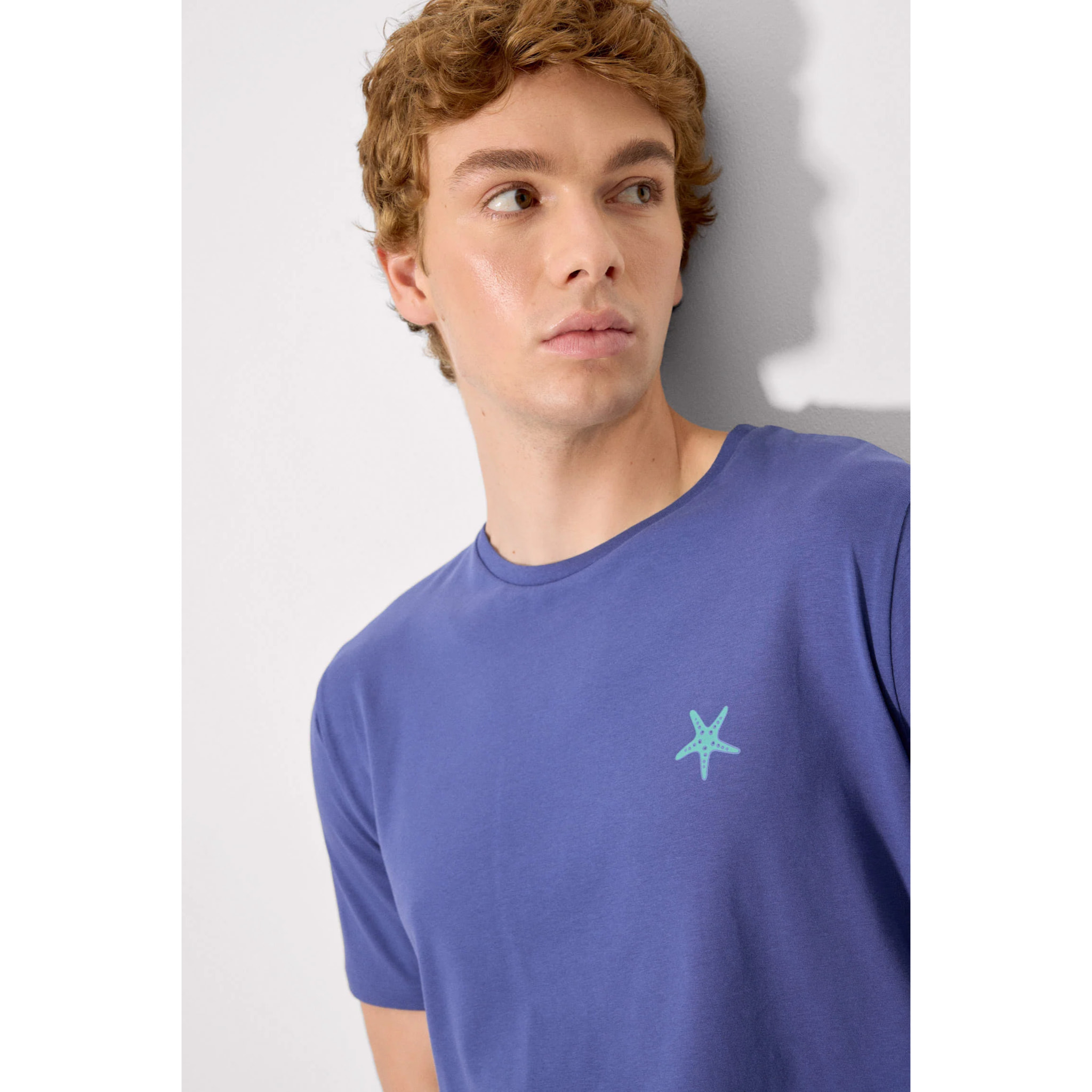T-shirt a maniche corte Blu