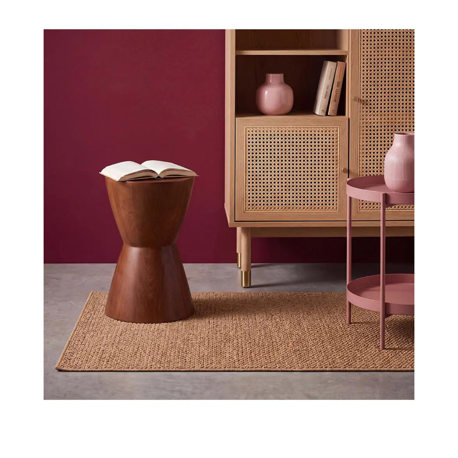 PETRA Alfombra lavable tejido en bucle en natural, varias medidas disponibles.