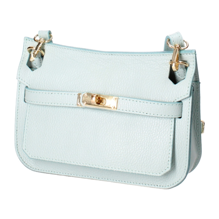 Borsa a tracolla Katie da donna In Vera pelle Made in Italy 23x17x5 cm